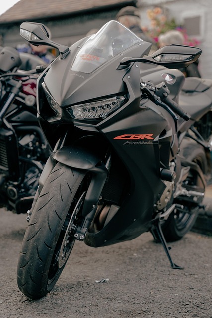 Honda, Motorrad, Schwarz, Schnell, Sport