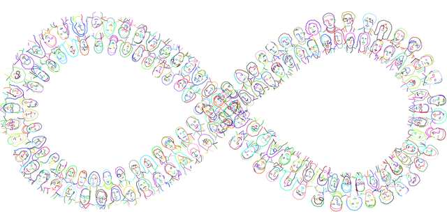 Free infinity people human vector