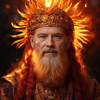Free Sun God Man illustration and picture