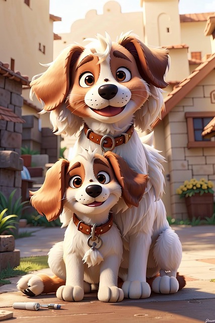 Hond, Dier, Mascotte, Puppy, Animatie
