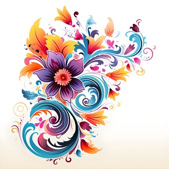 Blumen, Sammelalbum, Schmücken