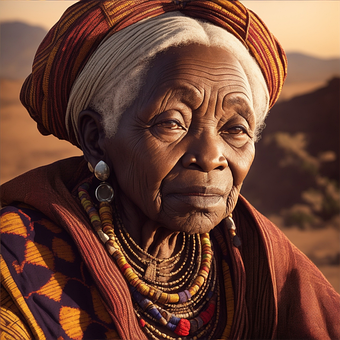 Ai Generat, Femeie Africana, Deşert