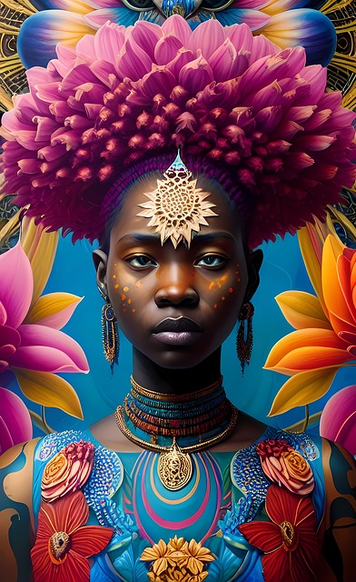 Free Ai Generated African illustration and picture
