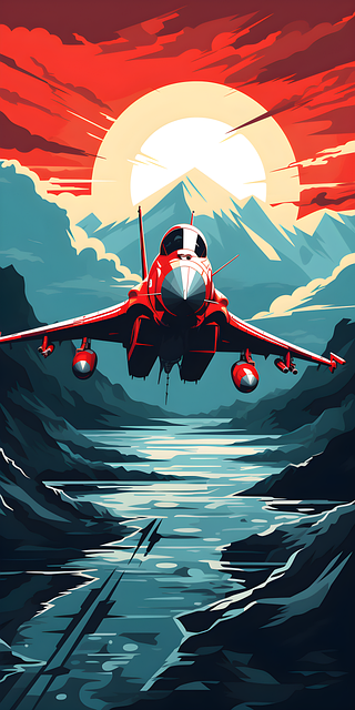 Free ai generated eurofighter jet illustration
