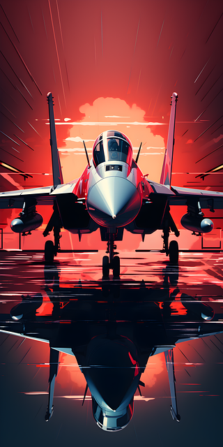 Free ai generated eurofighter jet illustration