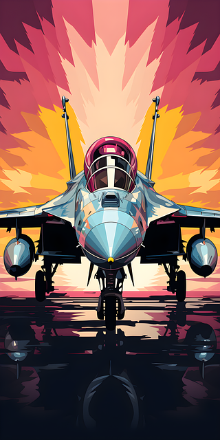 Free ai generated eurofighter jet illustration