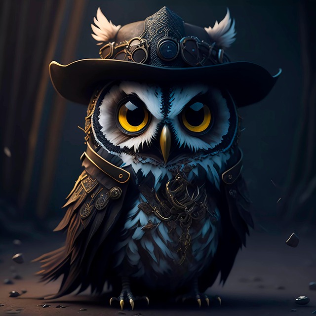 Download free HD stock image of Ai Generated Owl Free ai generated owl fantasy illustration