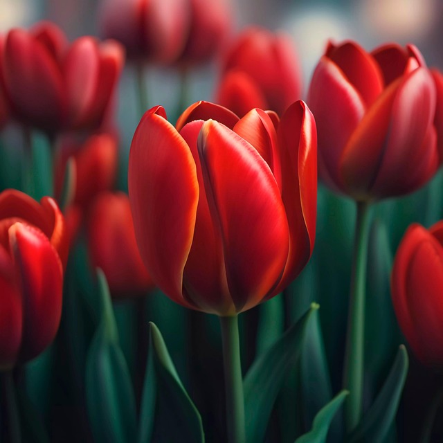 Red Tulips Wallpaper