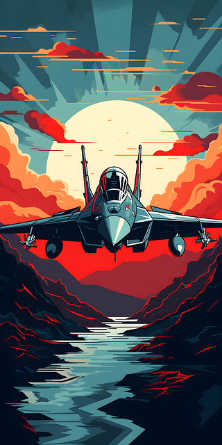 Free ai generated eurofighter jet illustration
