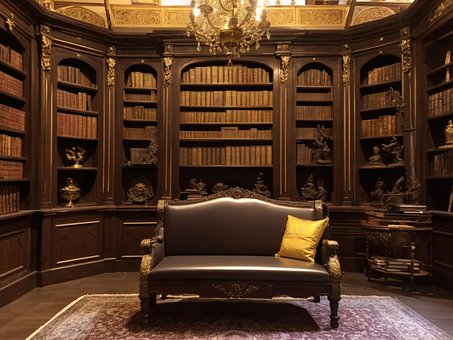 Ai Gegenereerd, Bibliotheek, Meubilair