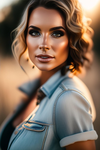Free ai generated woman face illustration