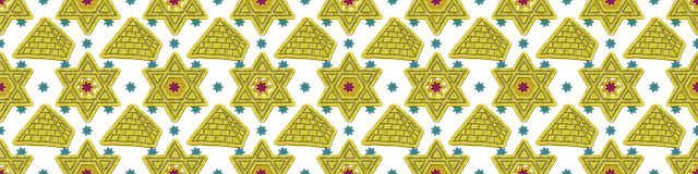 Free background stars of david pyramids illustration
