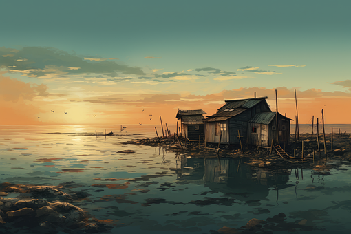 Hav, Natur, Strand, Solnedgang, Vann