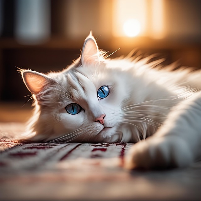 Free ai generated cat feline illustration