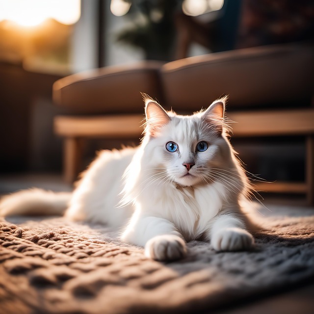 Free ai generated cat feline illustration