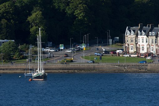 Scoţia, Golful Oban, Ancorare, Port