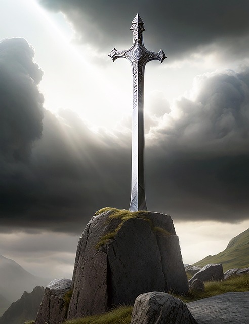 Free sword fantasia knight illustration