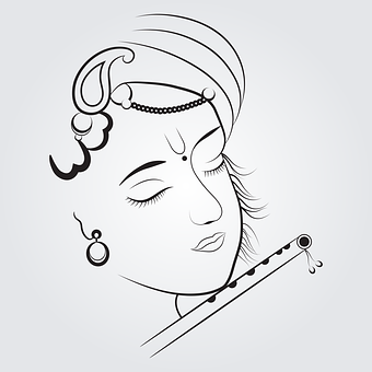 Herre, Krishna, Kunst