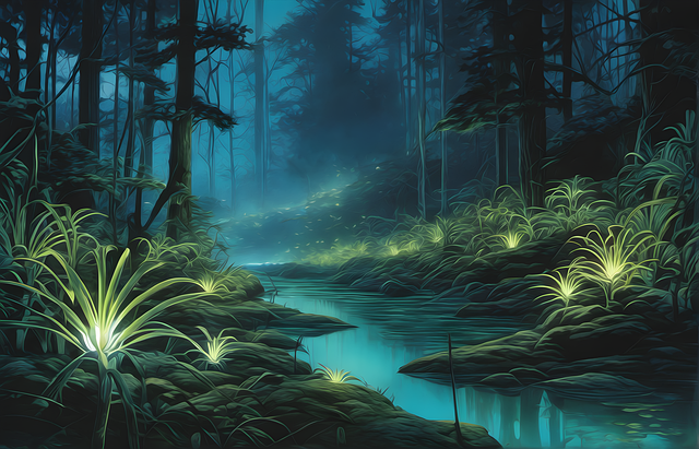 Digital, Malen, Landschaft, Kunstwerk