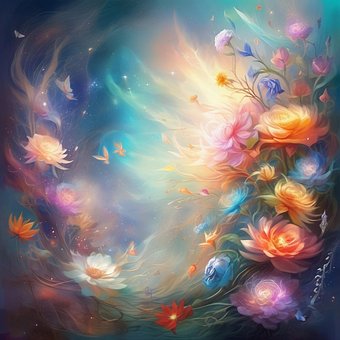 Free Ai Generated Flowers illustration and picture