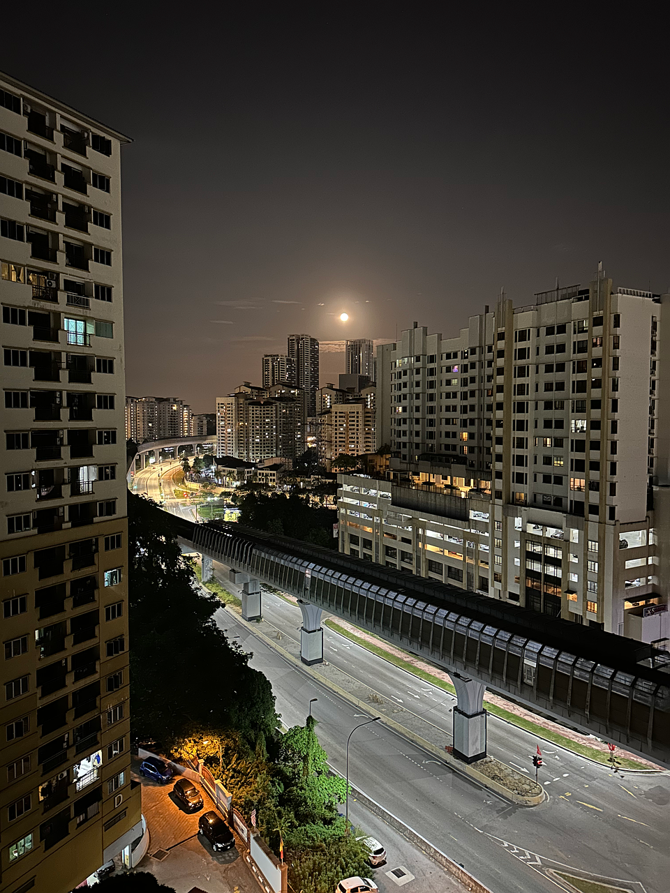 Download City Night Moon Royalty-Free Stock Illustration Image - Pixabay