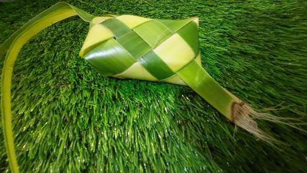 Ketupat, Islamisch, Reis-Dump