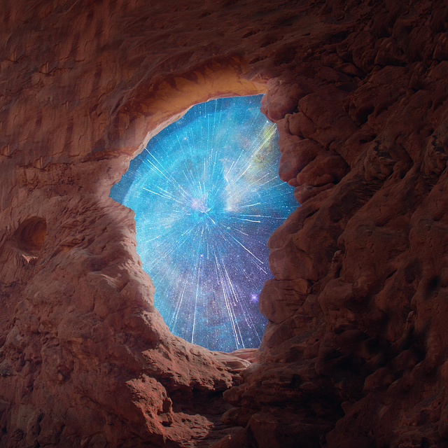 Free canyon rock universe illustration
