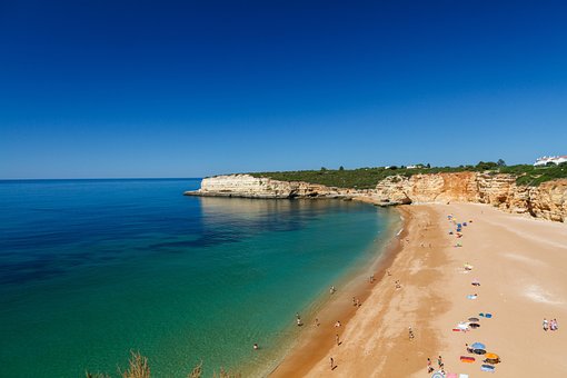 Estava Em Pé, Algarve, Portugal, Mar