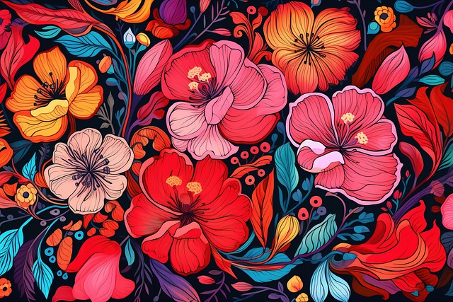 Ai Generert, Blomster, Anlegg, Kronblad