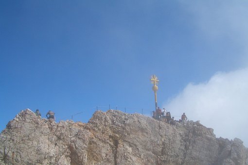 Free Rockclimbing Zugspitze photo and picture