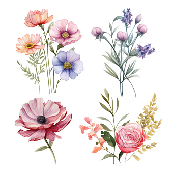 Free Flower Floral vector and picture