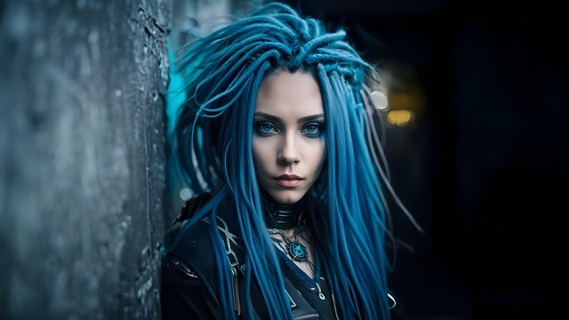 Free ai generated woman dreadlocks illustration