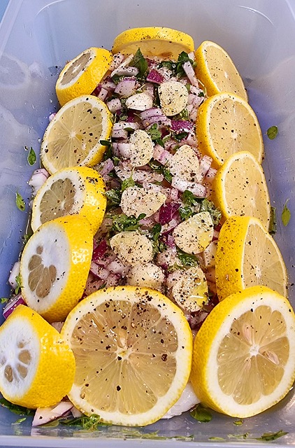 Free Fish Lemons photo and picture