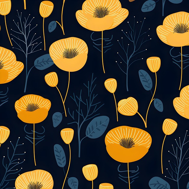 Free ai generated flowers poppies illustration