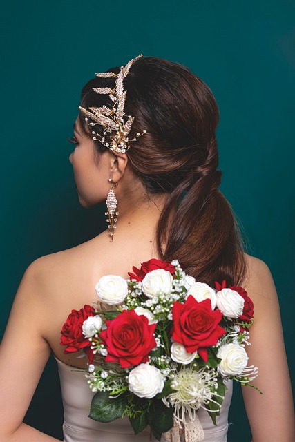 Menina, Flor, Casamento, Interior