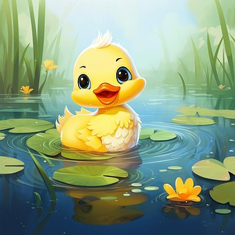 Free Ai Generated Duck illustration and picture