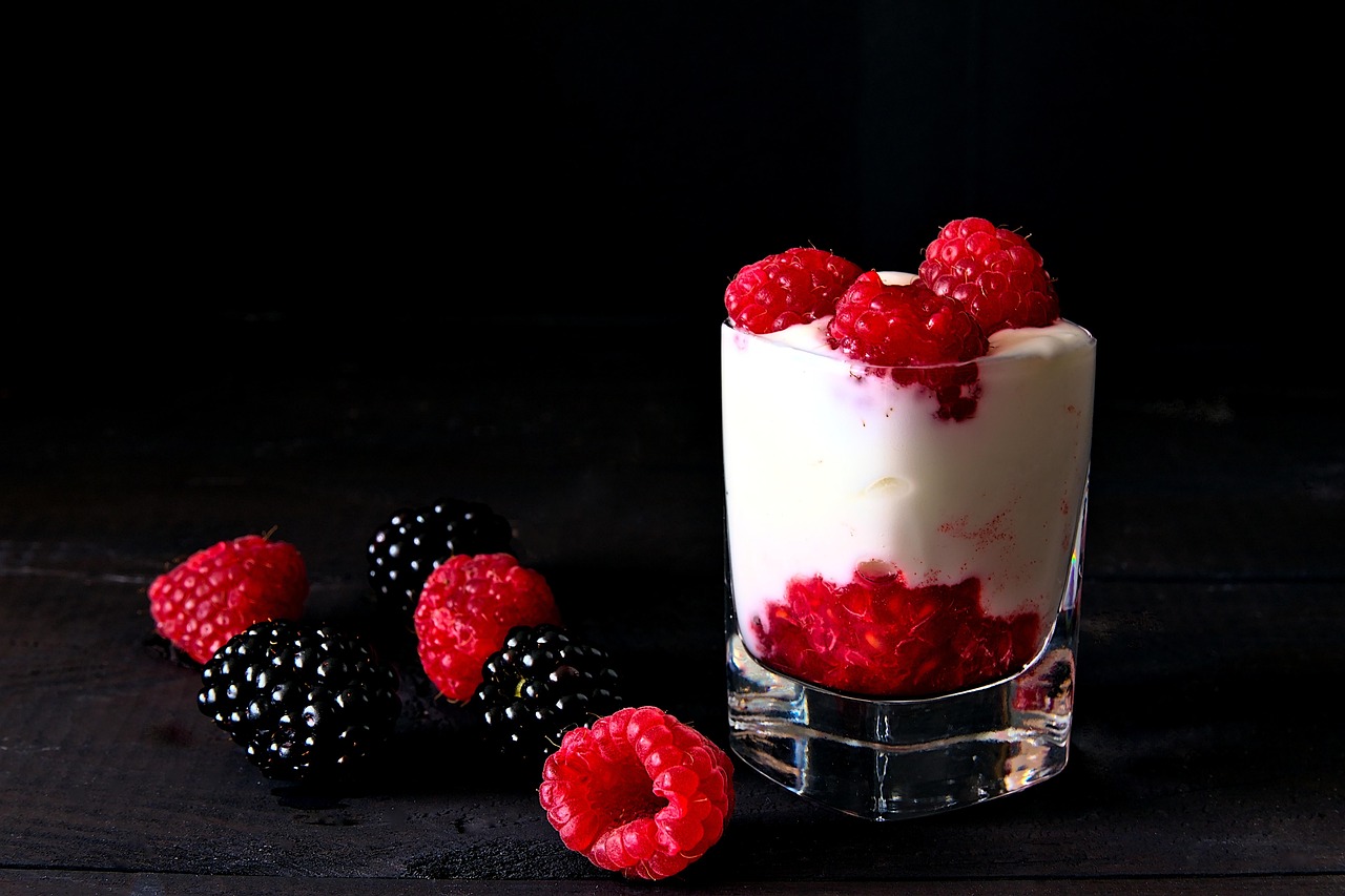 Dessert Raspberries Blackberries - Free photo on Pixabay