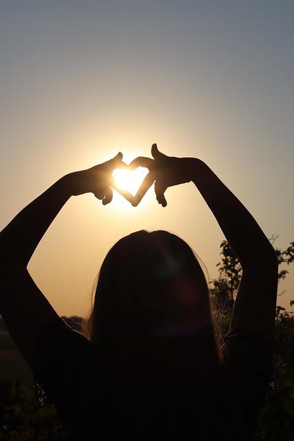 Free Sunset Love photo and picture