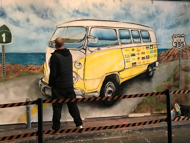 Kalifornie, Street Art, Cestovat