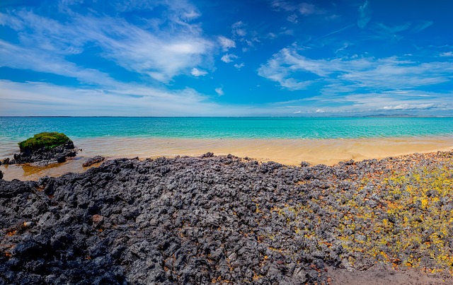 Isla, Playa, Mar, Costa, Ondas, Rocas