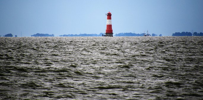 Jade, Jade Bay, Wilhelmshaven, Fyrtårn