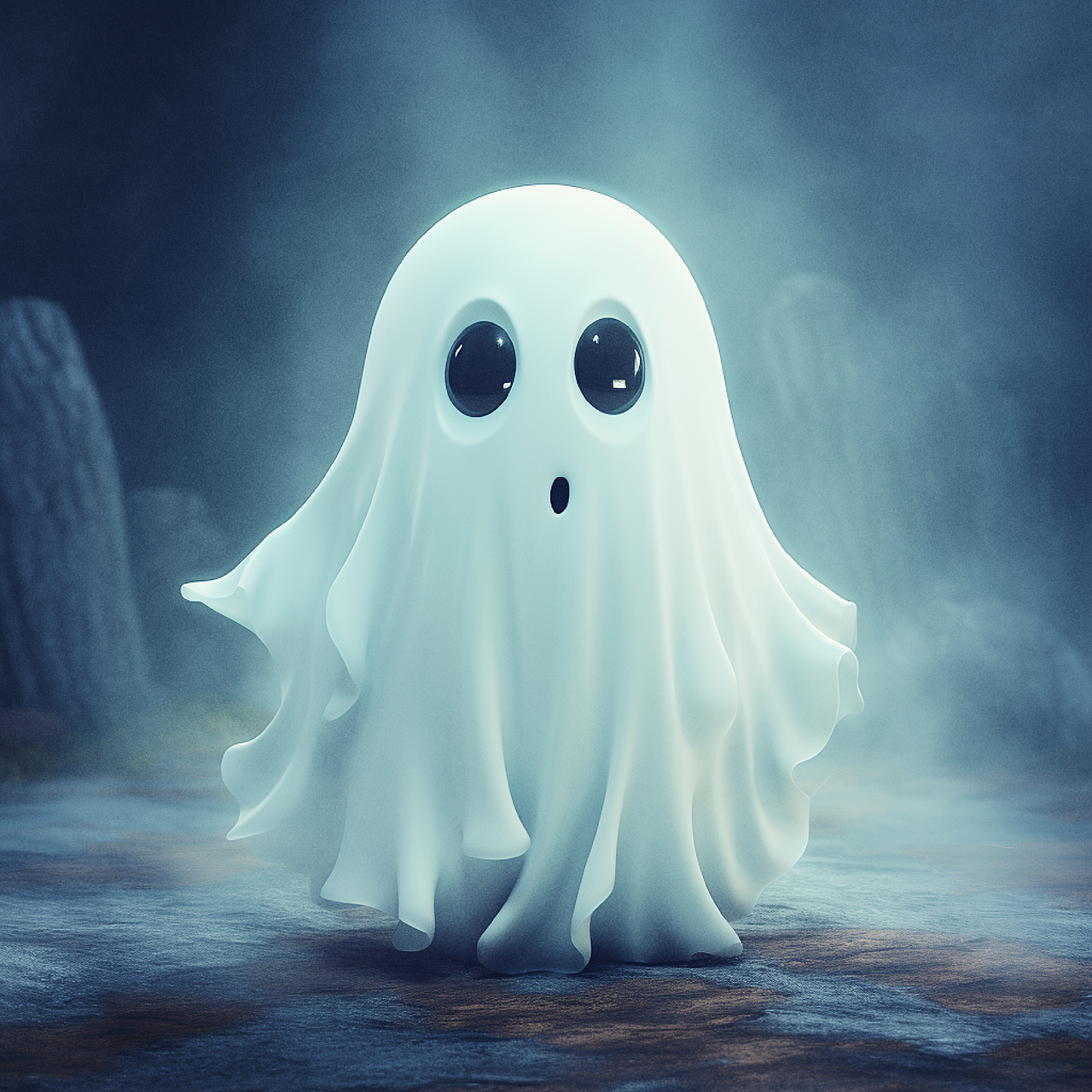 Download Ai Generated Ghost Spooky Royalty Free Stock Illustration 
