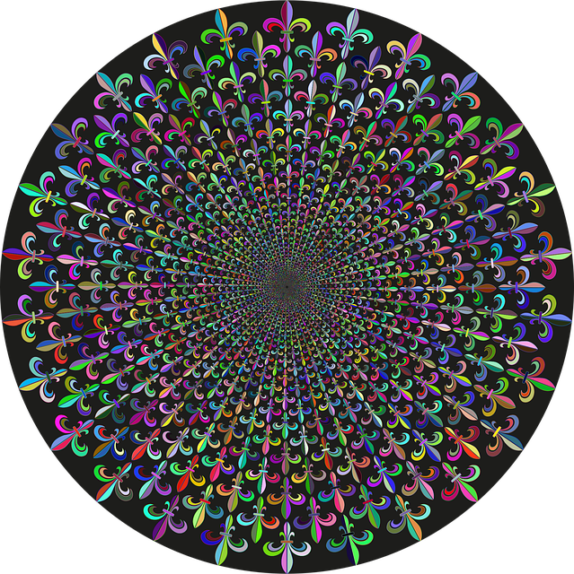 Fleur De Lis, Mandala, Hvirvel, Abstrakt