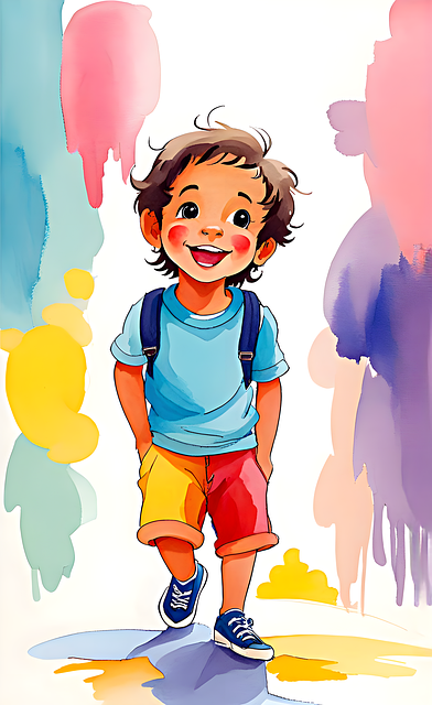 Free boy child smile illustration