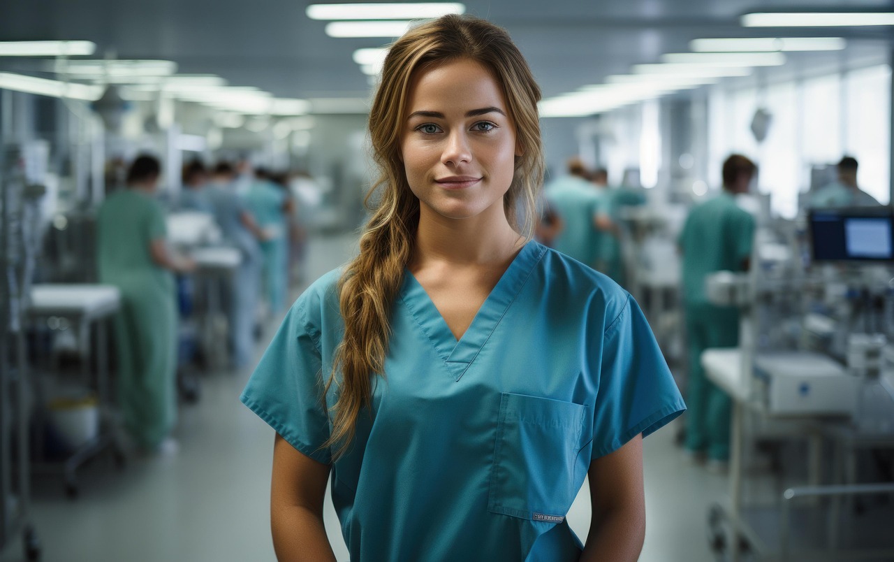 Download Ai Generated, Nurse, Hospital. Royalty-Free Stock Illustration