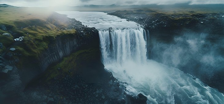 Free Ai Generated Waterfall photo and picture