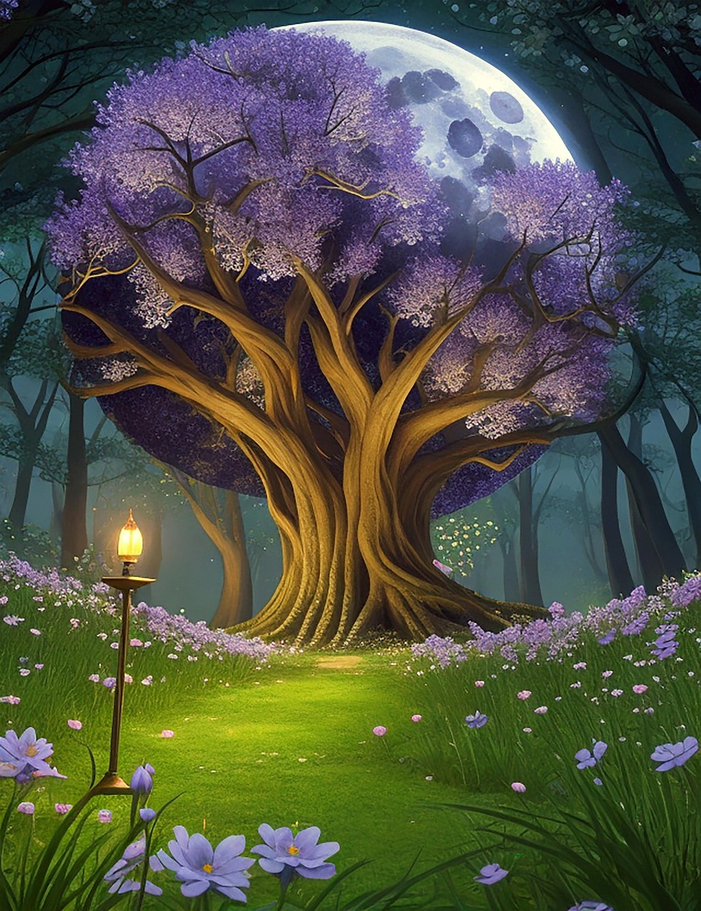 Ai产生的 树 花朵 - Pixabay上的免费图片 - Pixabay