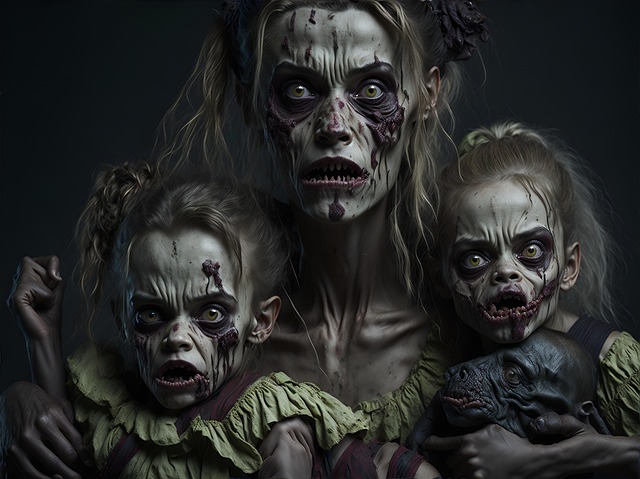 Ai Generiert, Zombies, Familie, Mutter