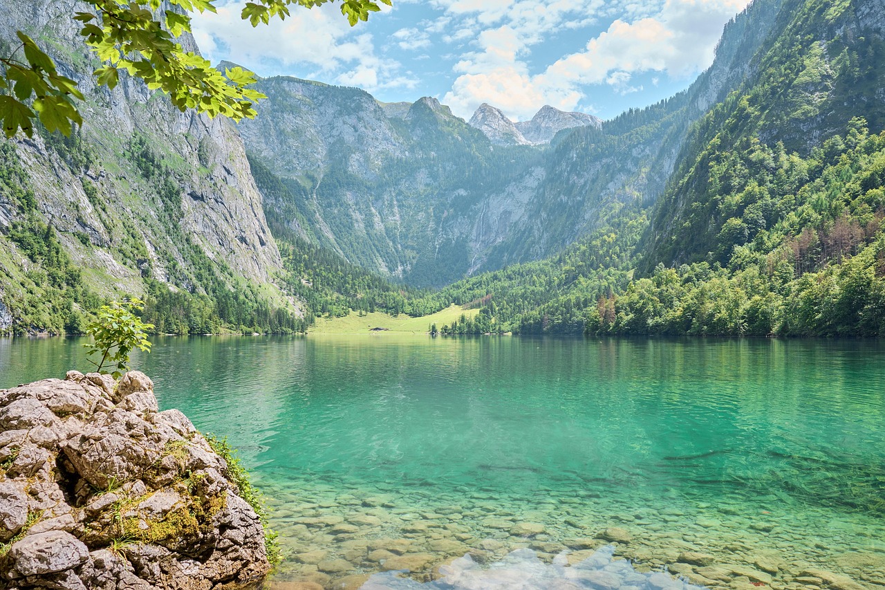 Stampa Su Tela 'Vista Sul Lago Königssee' - Quadro Murale 80x60 Cm Per Arredare Casa - 5