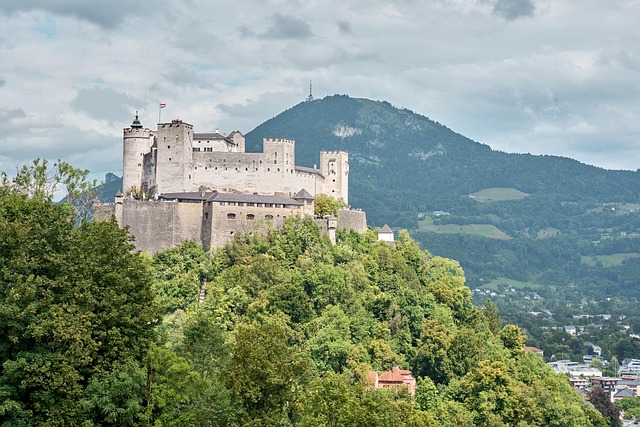 Schloss, Tourismus, Salzburg, Österreich